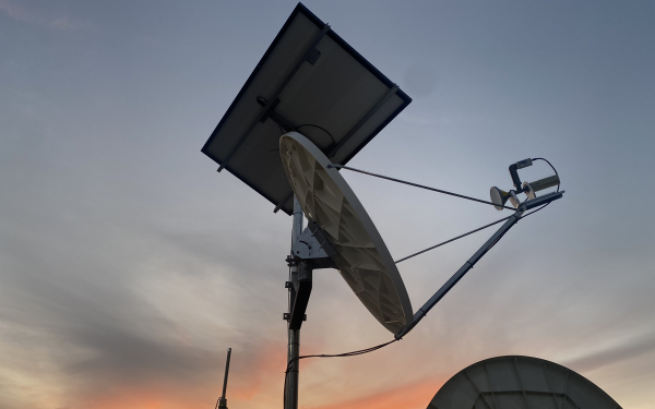 Av-Comm Solar Satellite System for Remote and Regional Communities